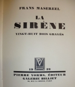 La Sirene. Vingt-huit bois graves.